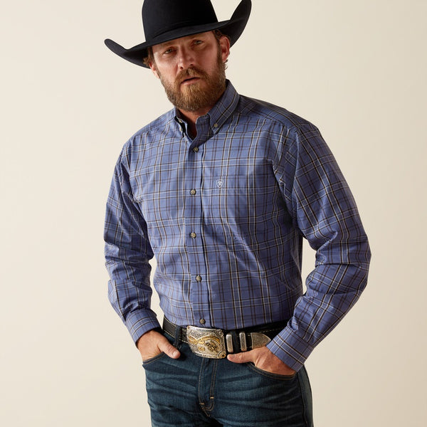 Ariat Mens Pro Creed Long Sleeve Shirt - Broken horn