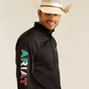 Ariat Mens Team Logo Twill Fitted - Broken horn