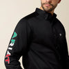 Ariat Mens Team Logo Twill Fitted - Broken horn
