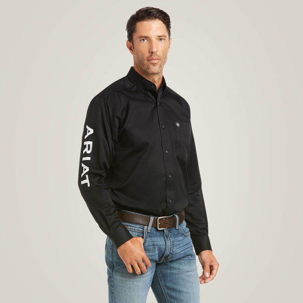 Ariat Mens Team Logo Twill Fitted Fit - Broken horn