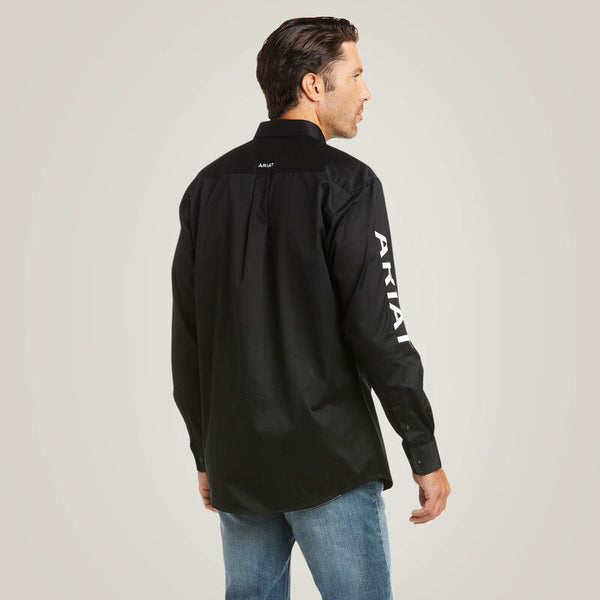 Ariat Mens Team Logo Twill Fitted Fit - Broken horn