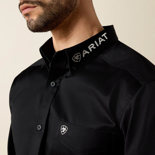 Ariat Mens Team Logo Twill Fitted Fit - Broken horn