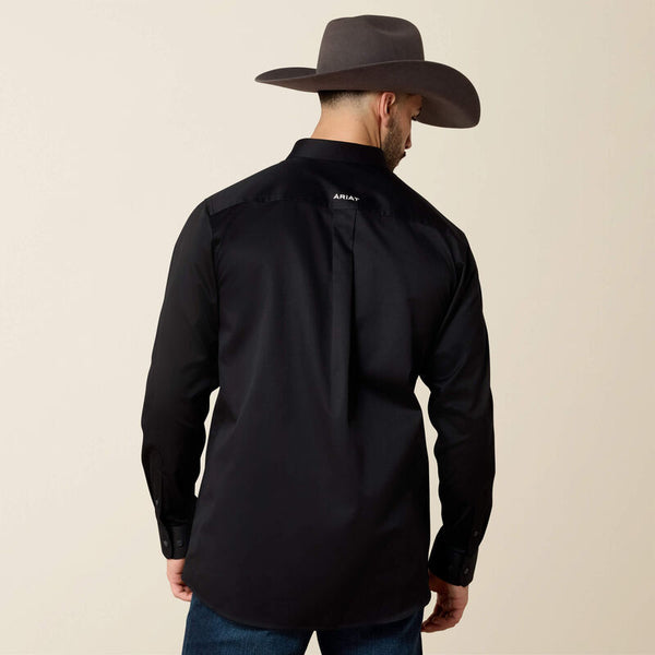 Ariat Mens Team Logo Twill Fitted Fit - Broken horn