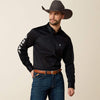 Ariat Mens Team Logo Twill Fitted Fit - Broken horn