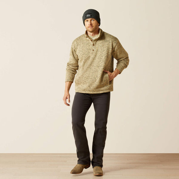 Ariat Caldwell 1/4 Button Sweater - Broken horn