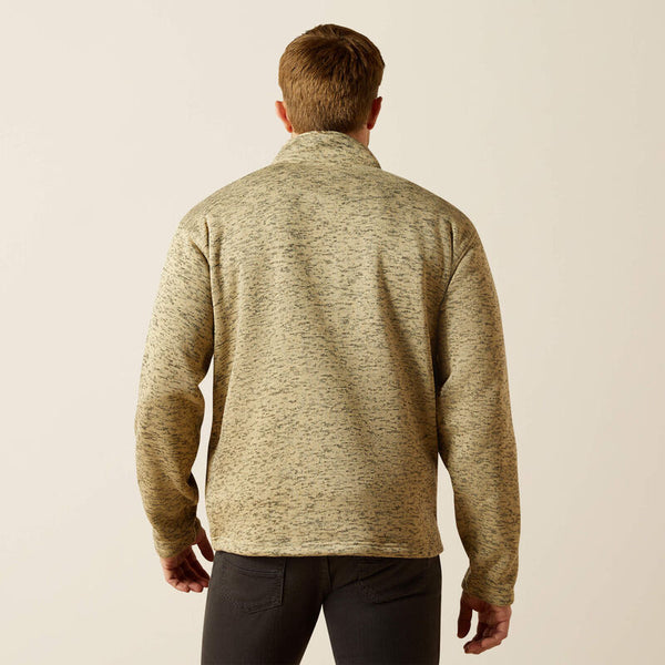 Ariat Caldwell 1/4 Button Sweater - Broken horn