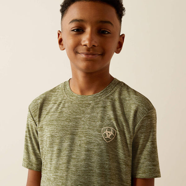 Ariat Tree Bark Camo Charger T-Shirt - Broken horn