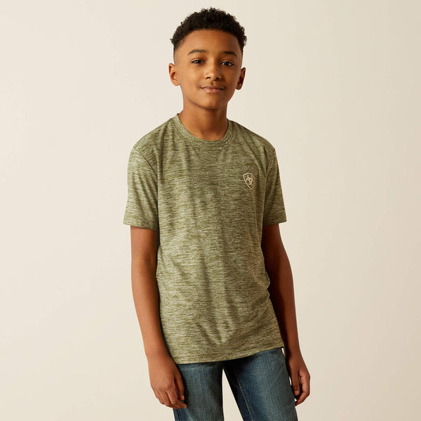 Ariat Tree Bark Camo Charger T-Shirt - Broken horn