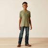 Ariat Tree Bark Camo Charger T-Shirt - Broken horn