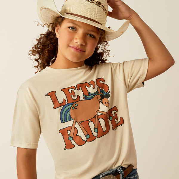 Ariat Lets Ride T-Shirt - Broken horn