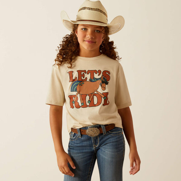 Ariat Lets Ride T-Shirt - Broken horn