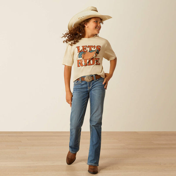 Ariat Lets Ride T-Shirt - Broken horn