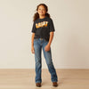 Ariat Postcard Girl's  Tee - Broken horn