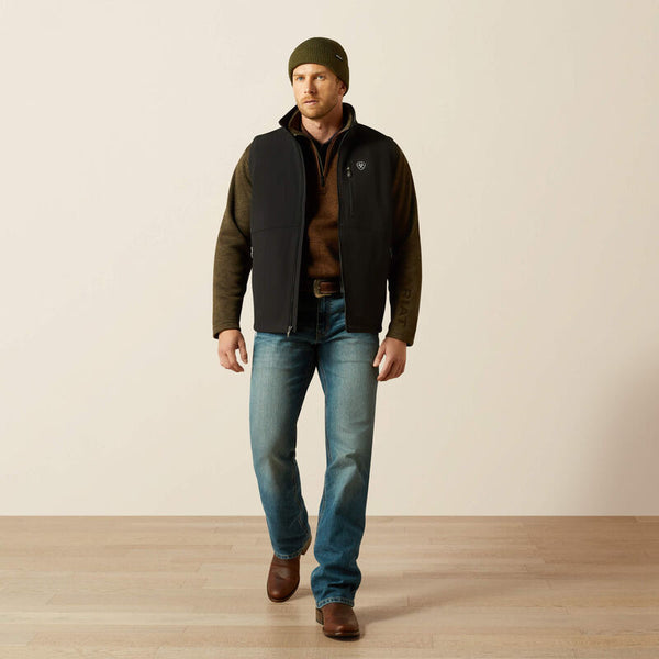 Ariat Men's Logo Softshell Vest - Broken horn