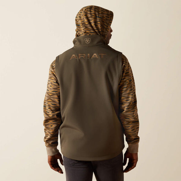 Ariat Men's Logo Softshell Vest - Broken horn