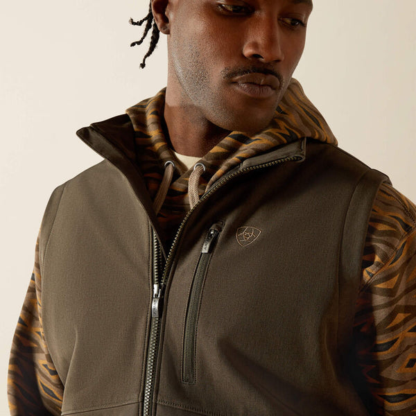 Ariat Men's Logo Softshell Vest - Broken horn