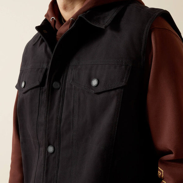 Ariat Canvas Rancher Vest - Broken horn