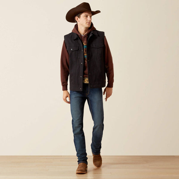 Ariat Canvas Rancher Vest - Broken horn