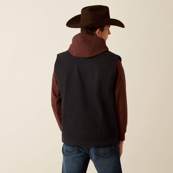 Ariat Canvas Rancher Vest - Broken horn