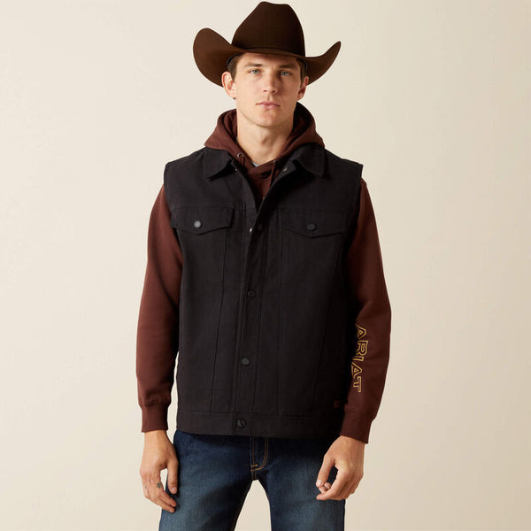 Ariat Canvas Rancher Vest - Broken horn