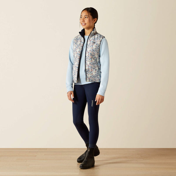 Ariat Girl's Bella Reversible Insulated Vest - Broken horn