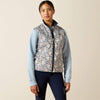 Ariat Girl's Bella Reversible Insulated Vest - Broken horn