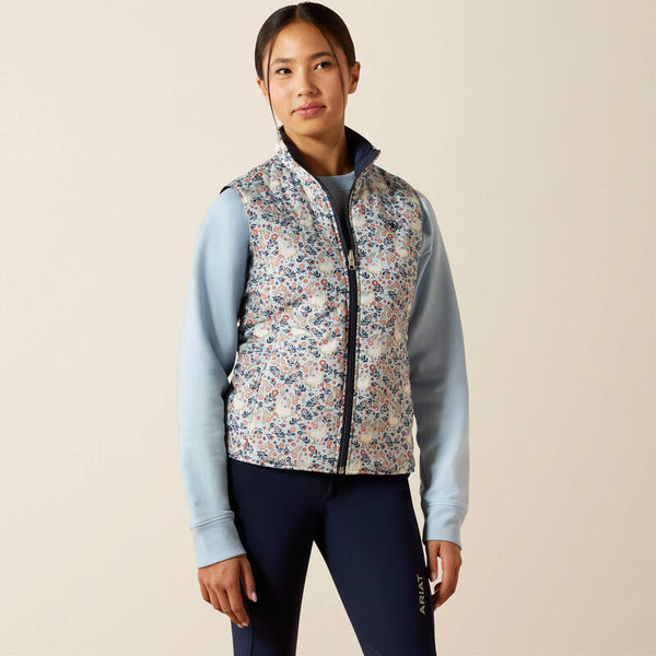 Ariat Girl's Bella Reversible Insulated Vest - Broken horn