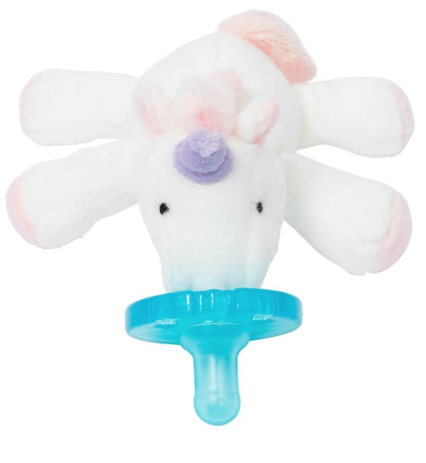 WubbaNub® Collection: The Original Baby Pacifier-Plush Friend Pouch - Broken horn