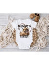Mommy's Little Cowboy Western Onesie - Broken horn