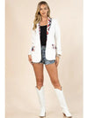 Alice Aztec Print Contrast Blazer - Broken horn