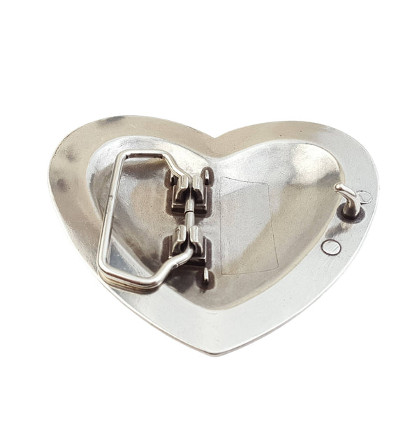 Western Statement Heart Buckle - Broken horn
