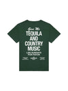 The Tequila & Country Music Tee - Green/White