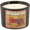 Fall Tractor Candle