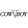 Cowboy & Steer Skull Sticker
