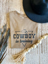 Cowboy in Training - Tan - Broken horn