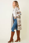 Multi Aztec Print Cardigan - Broken horn
