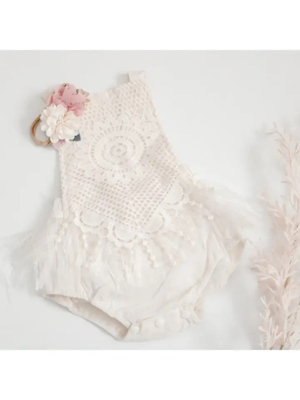 Boho Romper - Broken horn