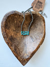 Western Cluster Bar Necklace  - Broken horn
