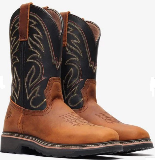 Rancher Grit 12" Square Soft Toe - Broken horn