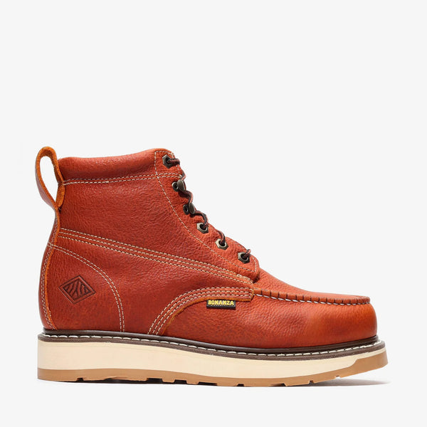 Bonanza Frontier Dual 6" Moc Toe - Broken horn