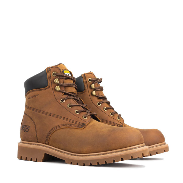 Bonanza Trail Heas Pro 6" Plain Toe - Broken horn