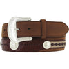 The Duke Center Applique Belt - Broken horn