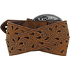 Pierced Filigree Trophy Belt - Broken horn
