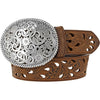 Pierced Filigree Trophy Belt - Broken horn