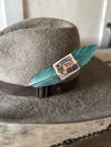 King of the Rodeo Hat Feather - Broken horn