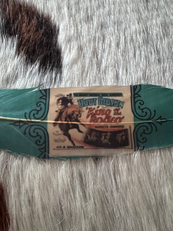 King of the Rodeo Hat Feather - Broken horn