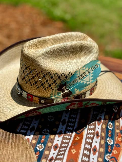 Turn and Burn Hat Feather - Broken horn