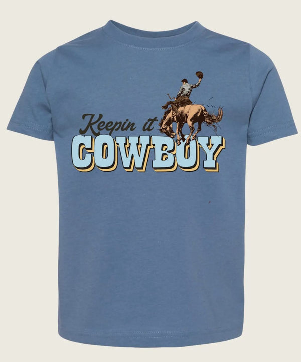 Keepin It Cowboy - Indigo - Broken horn