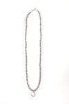 Faux Navajo Pearl Necklace w/ Silver Horseshoe Charm