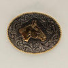 Oval Roped Antique Buckle